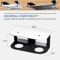 Under Desk Metal Laptop Mount Shelf Holder With AntiScratch Silicone For Mac Mini MacBook Keyboard 5