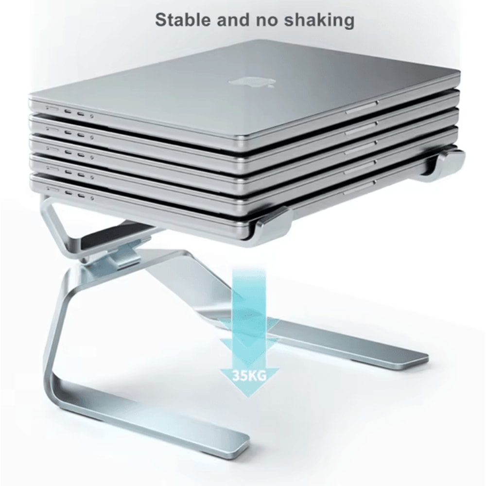 Adjustable Aluminum Alloy Laptop Stand Foldable Notebook Tablet Holder For Up To 173 Inch Laptop 3
