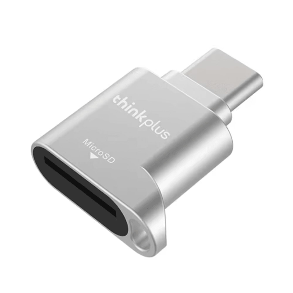 Lenovo Thinkplus USB C TypeC Metal TF Card Reader Adapter For Micro SD Memory Cards 5
