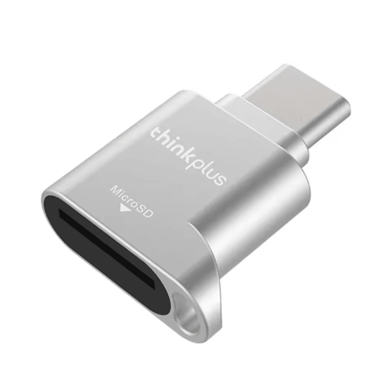 Lenovo Thinkplus USB C TypeC Metal TF Card Reader Adapter For Micro SD Memory Cards 5