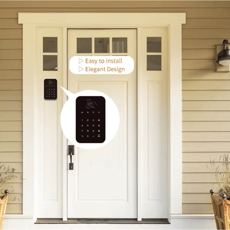 Staniot 433MHz Wireless Touch Keyboard With RFID Cards For Smart Home Alarm System 2