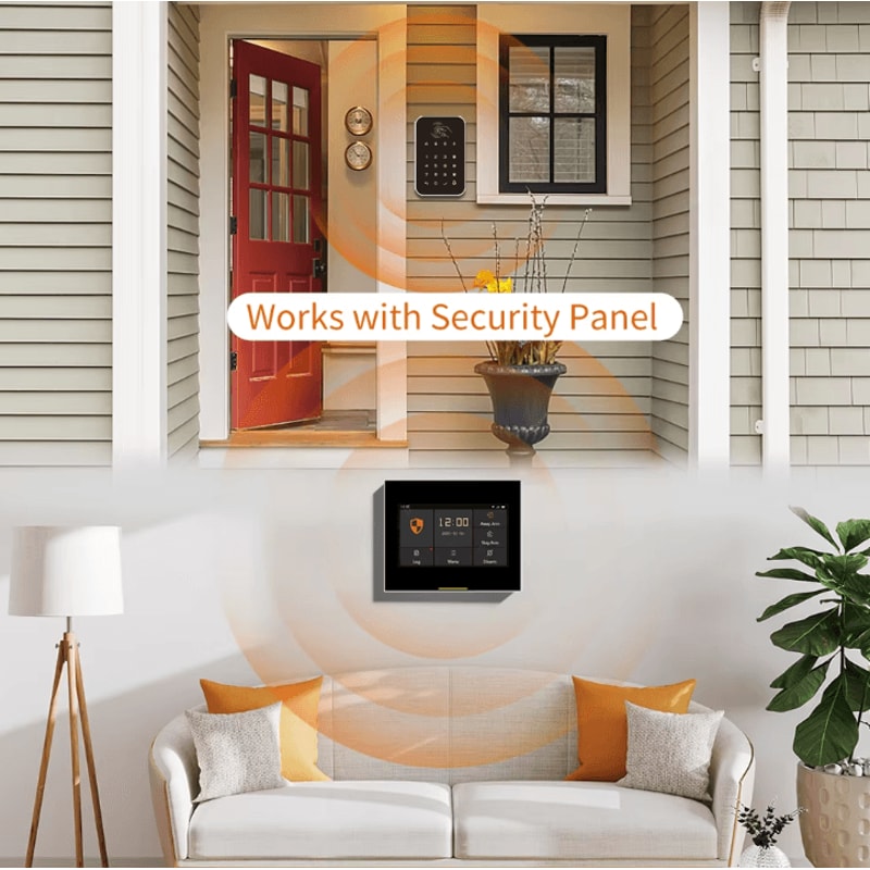 Staniot 433MHz Wireless Touch Keyboard With RFID Cards For Smart Home Alarm System 3