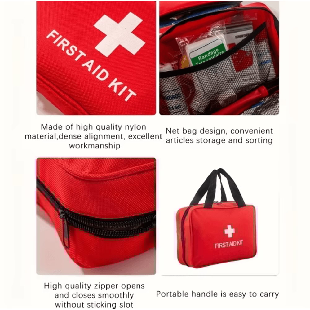 Portable Outdoor First Aid Kit Waterproof Survival Medical Kit For Camping Hiking Emergency Prepa 2