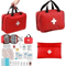 Premium Compact First Aid Kit Trauma Medical Kit For Home Car Travel Outdoor Emergencies 6