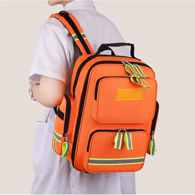Large Capacity Emergency Rescue Backpack Outdoor Survival First Aid Kit Medical Storage System 2