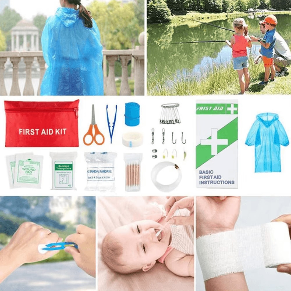 Survival First Aid Kit Full Molle Trauma Emergency IFAK Bag For Outdoor Camping Hiking Adventure 2