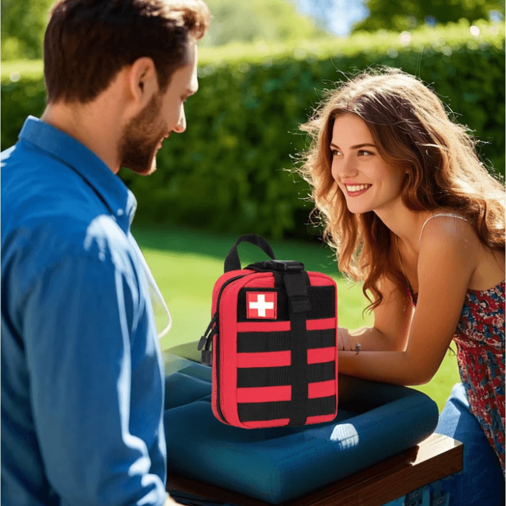 379Piece Ultimate First Aid Kit Portable Emergency Survival Bag For Home Outdoor Travel 1