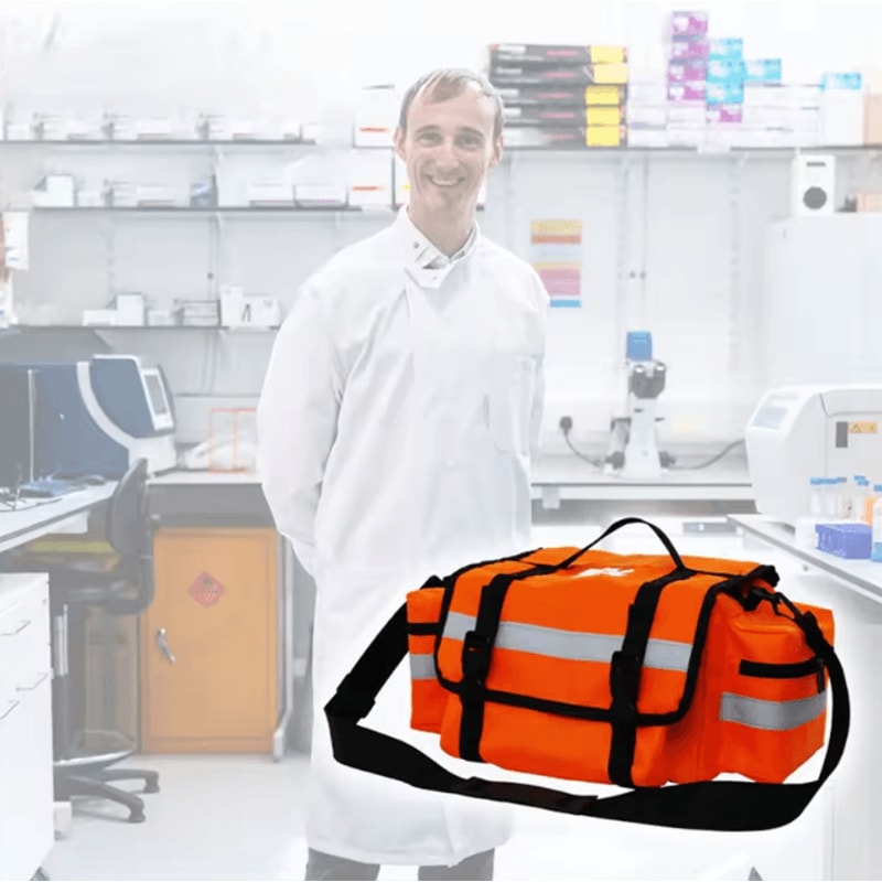 Professional Empty First Aid Kit Bag Large Medical Emergency Survival Organizer 1