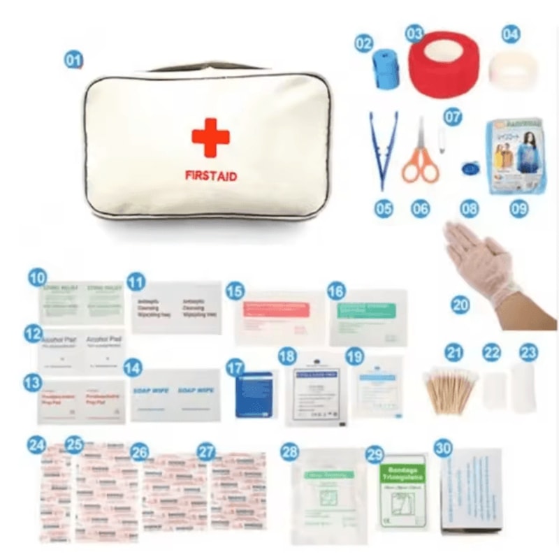 Large First Aid Kit Bag Portable Outdoor Survival Emergency Organizer For Home Car Travel 6