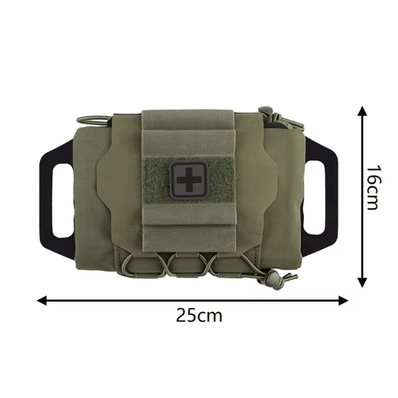 Tactical IFAK First Aid Kit MOLLE Medical Emergency Survival Pouch For Outdoor Hunting Rapid Resp 7