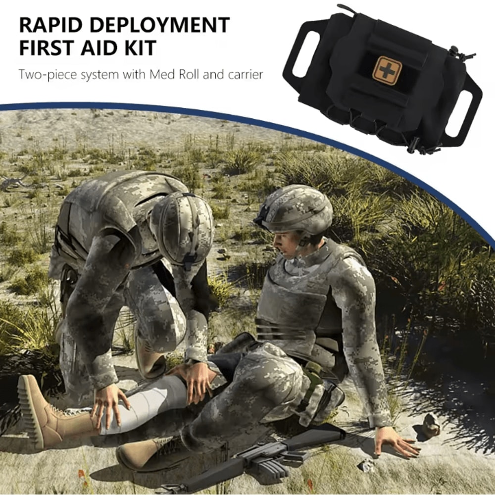 Outdoor EDC Tactical First Aid Kit MOLLE IFAK Medical Pouch For Hunting Survival Rapid Response 0