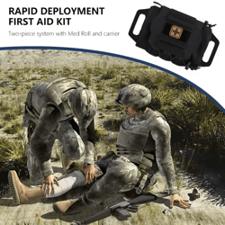 outdoor edc tactical first aid kit – molle ifak medical pouch for hunting, survival & rapid response