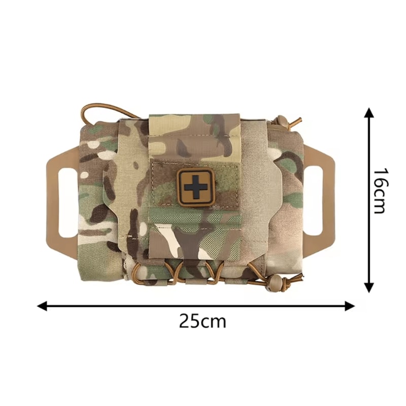 Outdoor EDC Tactical First Aid Kit MOLLE IFAK Medical Pouch For Hunting Survival Rapid Response 4