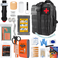 molle survival gear first aid bag – outdoor ifak & emergency kit for hiking, hunting & edc