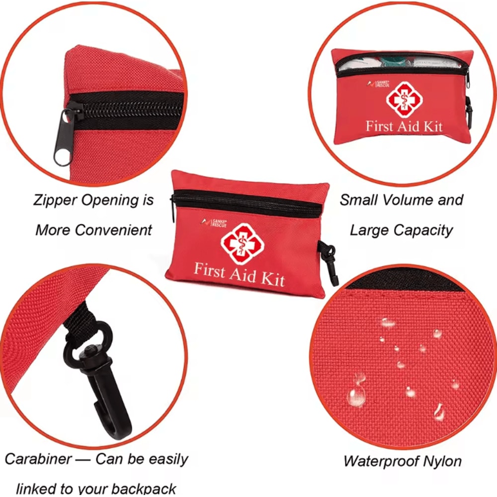 110Piece Waterproof First Aid Kit Compact Trauma Medical Kit For Home Travel Outdoor Emergencies 1