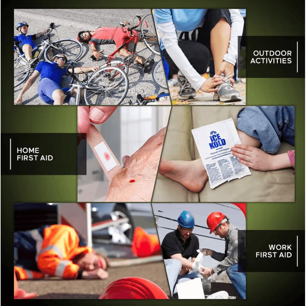 Large Outdoor First Aid Emergency Survival Kit Trauma Care Medical Storage Bag For Travel Hiking 2