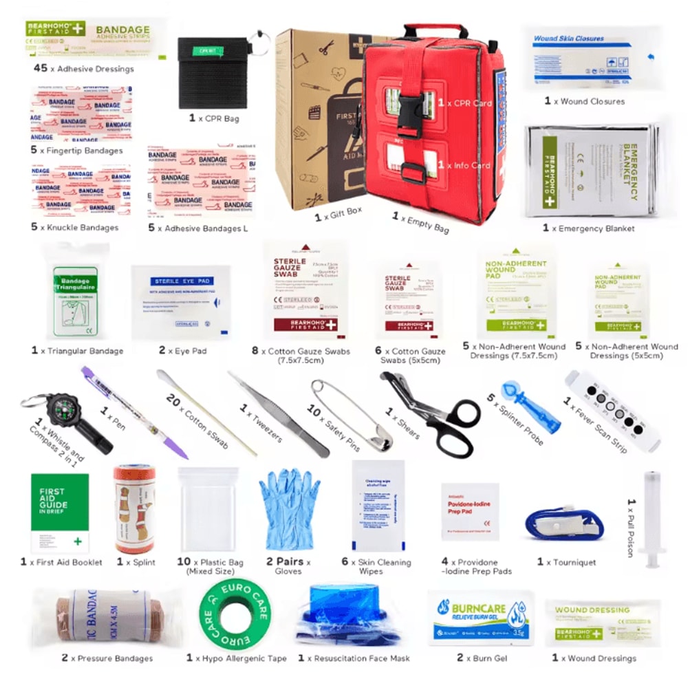 MOLLE Professional First Aid Kit FullEmpty Emergency Survival IFAK Trauma Bag For Outdoor Travel 1