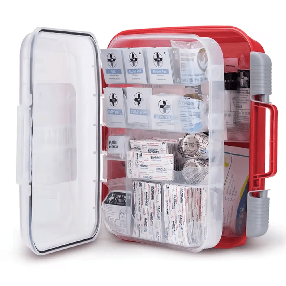 RHINO RESCUE 350Piece AllPurpose First Aid Kit OSHACompliant Medical Supplies For Home Office Eme 5
