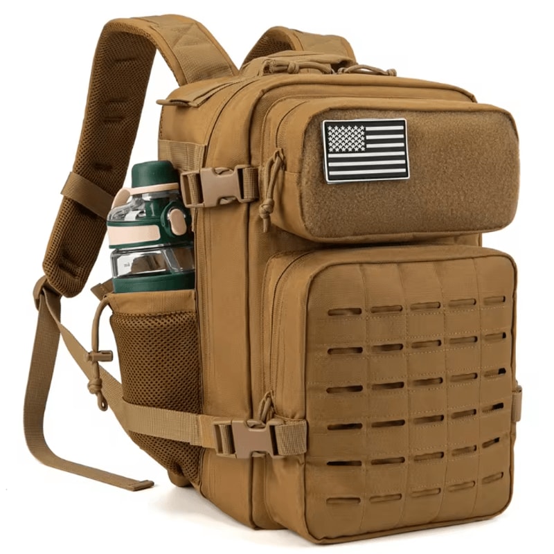 25L Tactical Backpack MOLLE Outdoor Survival EDC Rucksack For Hiking Fitness Travel 1