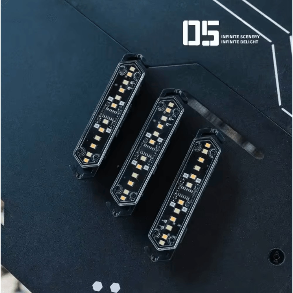 Portable Rechargeable Wind Rope Warning Light LED Camping Ambient Safety Light 1