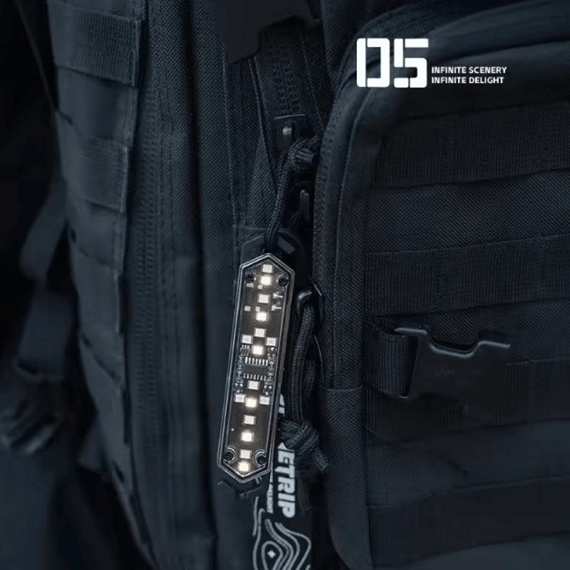 Portable Rechargeable Wind Rope Warning Light LED Camping Ambient Safety Light 2