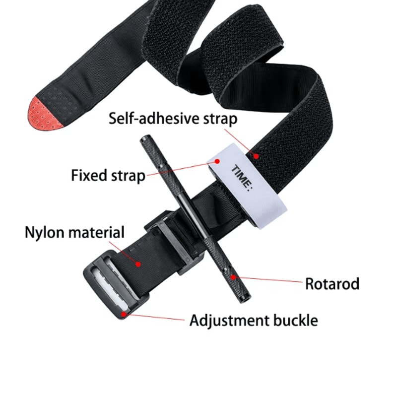 Tactical Metal Tourniquet SecondGeneration Aluminum Hemostasis Rod For Survival Emergency First A 2