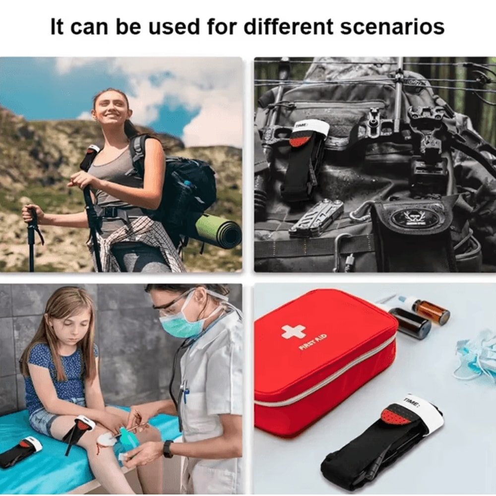 Combat Tactical Military Tourniquet With Pen Adjustable Emergency Hemostasis Tool For First Aid O 3