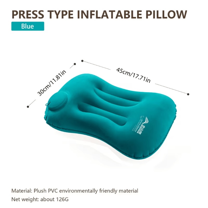 BISINNA Ultralight Inflatable Camping Pillow Portable Hiking Travel Air Pillow For Neck And Lumba 7
