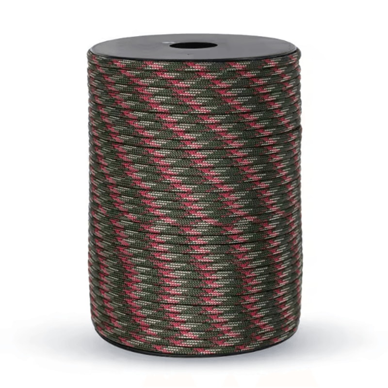 550 Military Paracord Rope 9Core 4mm Survival Cord For Outdoor Camping Emergency Use 11