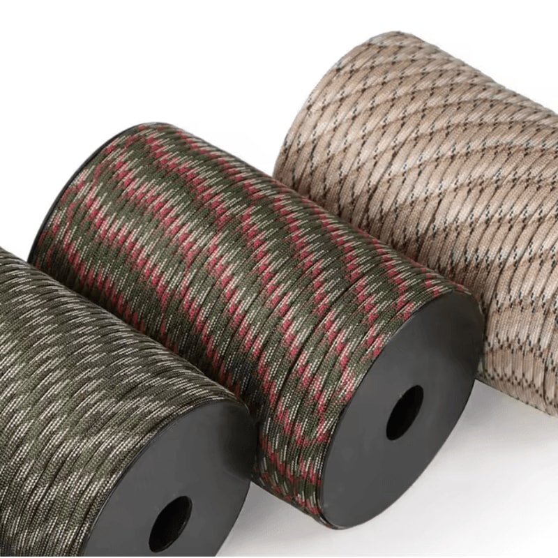 550 Military Paracord Rope 9Core 4mm Survival Cord For Outdoor Camping Emergency Use 2