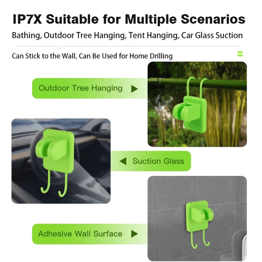 Outdoor Camping Shower Kit With Digital Display Portable RV Travel Shower Pump System 2