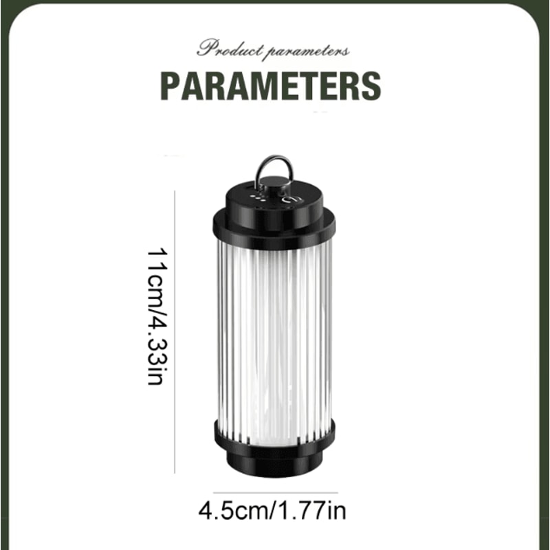 USB Rechargeable 3000mAh Camping Lantern 38LED Outdoor Tent Mini Flashlight Light 5