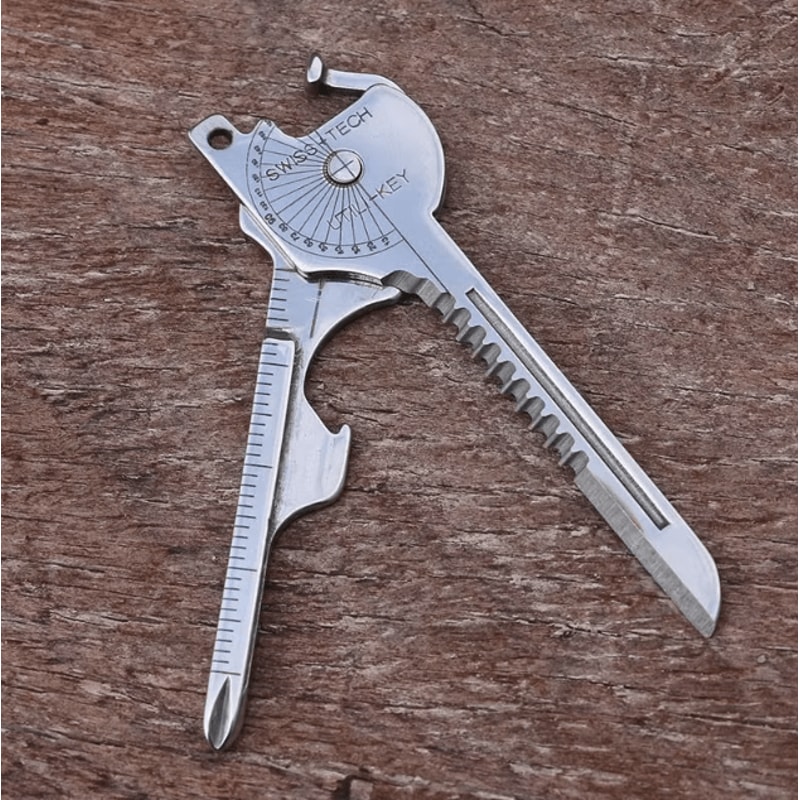 8in1 Multifunction Camping MultiTool Keychain Portable Survival Gear Everyday Carry Utility Tool 1