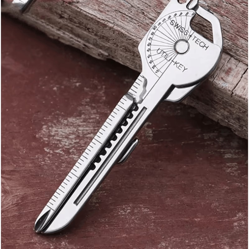 8in1 Multifunction Camping MultiTool Keychain Portable Survival Gear Everyday Carry Utility Tool 3