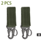 Tactical Molle Hanging Buckle Carabiner Keychain Outdoor Climbing Camping Accessory 9