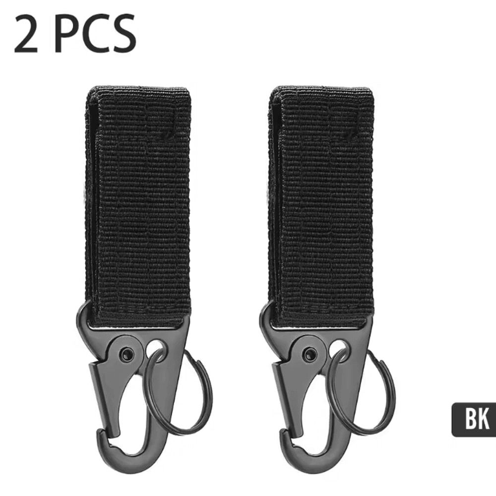 Tactical Molle Hanging Buckle Carabiner Keychain Outdoor Climbing Camping Accessory 8