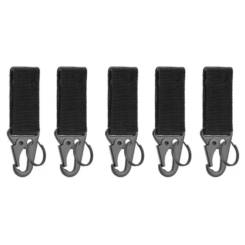 Tactical Molle Hanging Buckle Carabiner Keychain Outdoor Climbing Camping Accessory 11