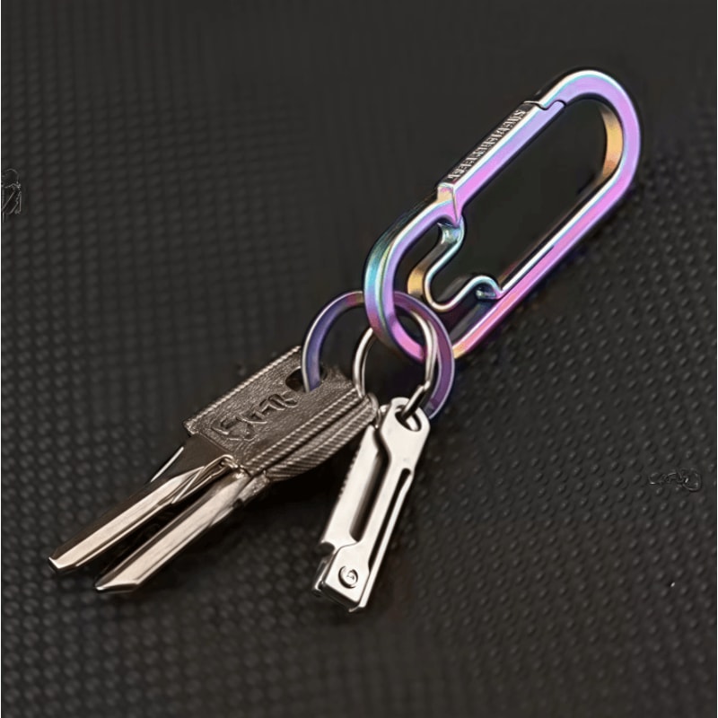 Stainless Steel Mini Folding Knife Pocket Tool Keychain For Outdoor Camping And EDC 3
