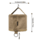 Portable Outdoor Camping Tissue Holder With Hook Hanging Napkin Storage Bag 8