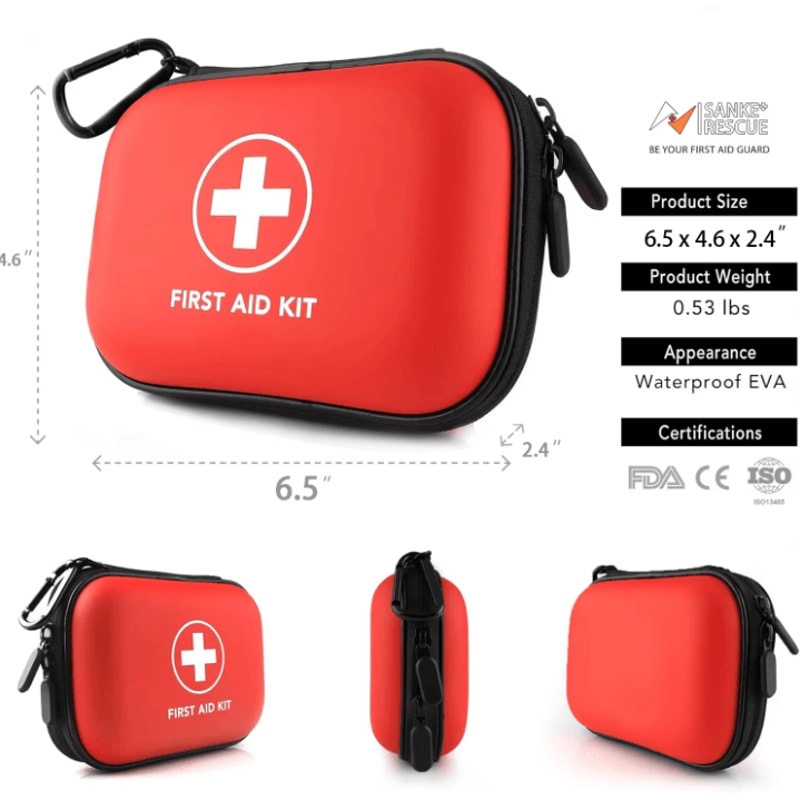 MultiPurpose Portable First Aid Kit Emergency Medical Bag For Outdoor Home Travel And EDC 3