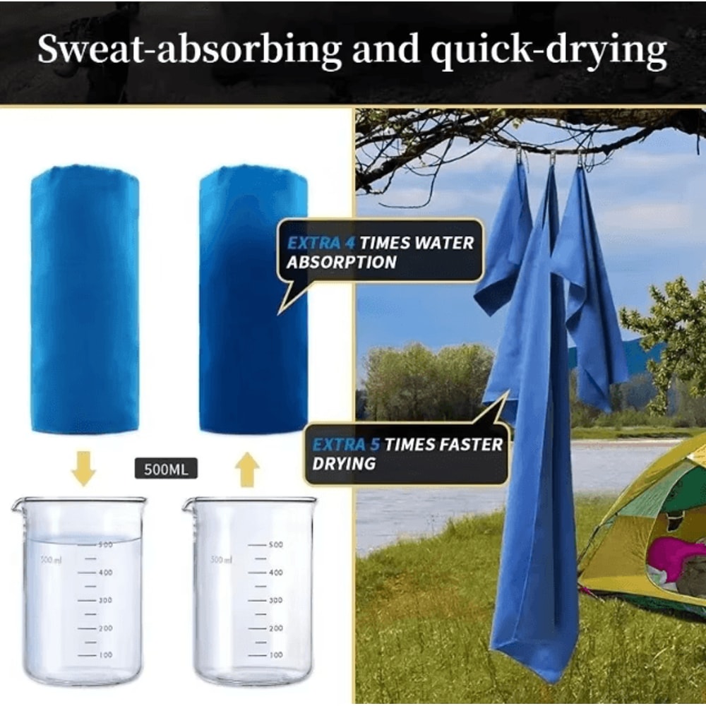 Quick Drying Sports Towel 16 X 31 Inches For Gym Swimming Camping And Travel 2