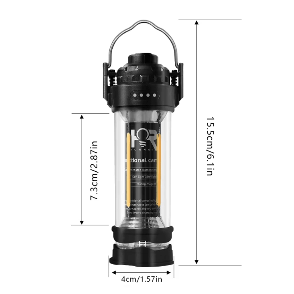 DOTWISE 3000mAh Portable Retro Camping Lantern Outdoor Tent Atmosphere Waterproof Light 4