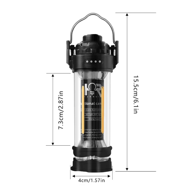 DOTWISE 3000mAh Portable Retro Camping Lantern Outdoor Tent Atmosphere Waterproof Light 4