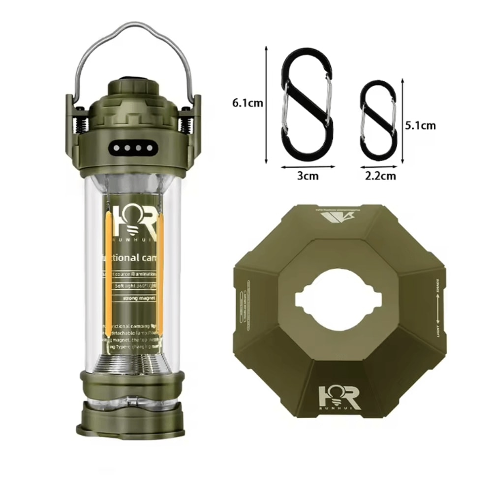 DOTWISE 3000mAh Portable Retro Camping Lantern Outdoor Tent Atmosphere Waterproof Light 7