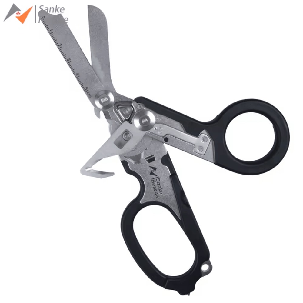 Emergency Rescue Shears Stainless Steel Foldable Scissors Pliers Tool For Outdoor Camping And IFAK 13