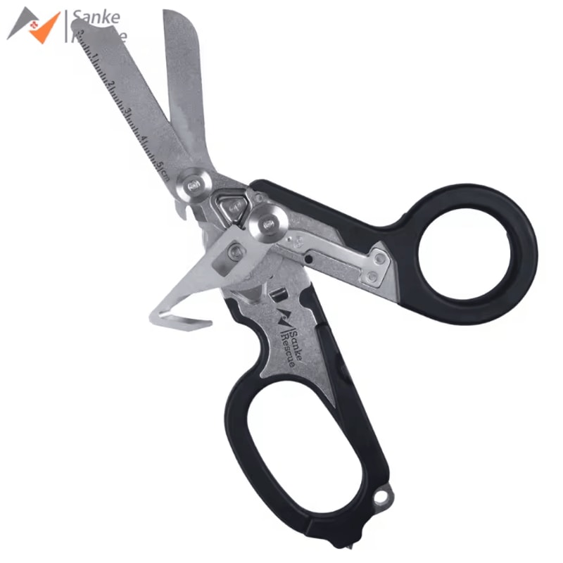Emergency Rescue Shears Stainless Steel Foldable Scissors Pliers Tool For Outdoor Camping And IFAK 13