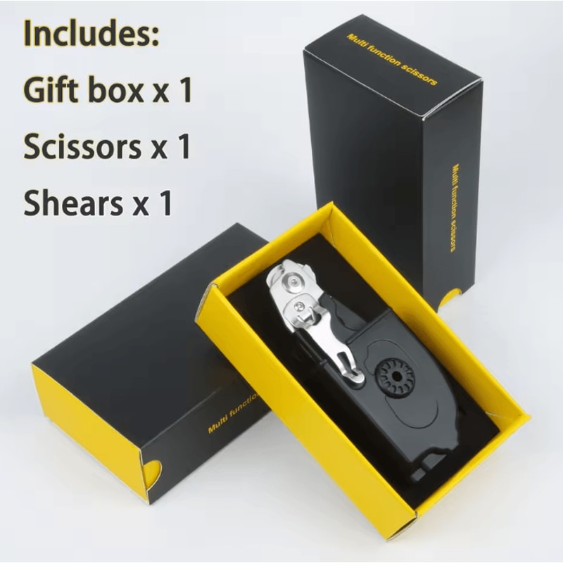 Emergency Rescue Shears Stainless Steel Foldable Scissors Pliers Tool For Outdoor Camping And IFAK 9