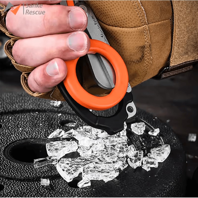 Emergency Rescue Shears Stainless Steel Foldable Scissors Pliers Tool For Outdoor Camping And IFAK 1