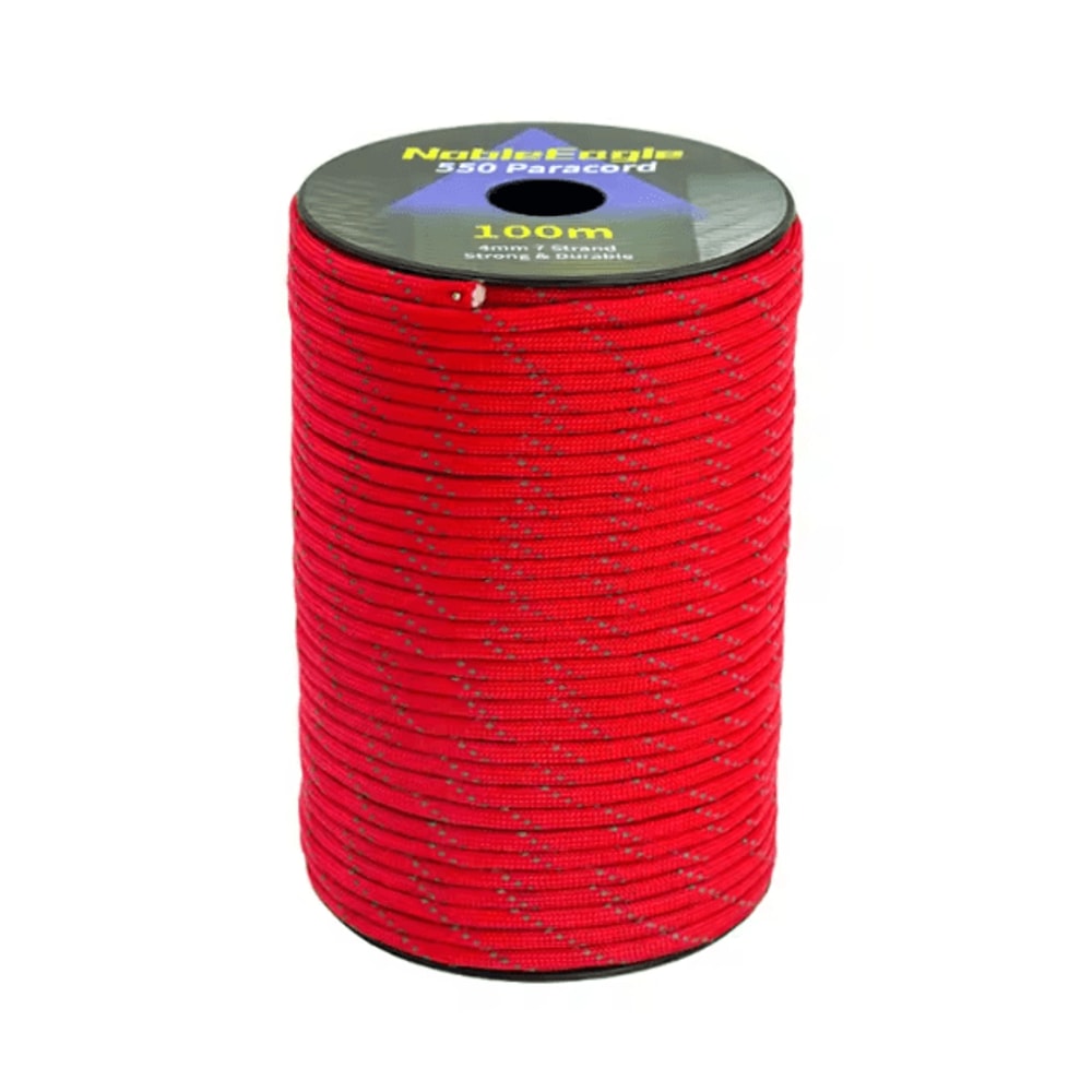 Reflective 550 Paracord Rope 7 Strand 4 Mm Tactical Camping Lanyard And DIY Survival Cord 9