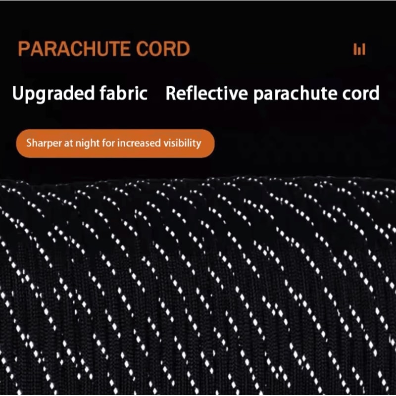 Reflective 550 Paracord Rope 7 Strand 4 Mm Tactical Camping Lanyard And DIY Survival Cord 2